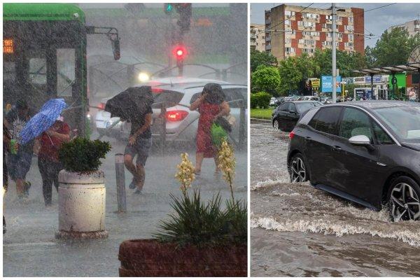 Cod portocaliu de vijelii puternice, ploi torențiale și grindină de medii dimensiuni. Ce zone sunt vizate de avertizarea ANM