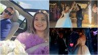Marian Drăgulescu și soția sa, imagini spectaculoase de la dansul mirilor. Gimnastul și-a pus în practică abilitățile sportive