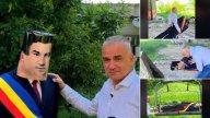 Campanie electorală inedită la Iași. Un candidat se plimbă cu mascota primarului Mihai Chirica prin tot orașul: „Uite Mihăiță”