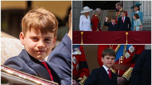 Prințul Louis a atras atenția și a făcut senzație la „Trooping de Colour”. Gesturile prințului, surprinse de fotografi. Ce a făcut