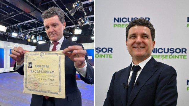 Nicușor Dan și-a arătat diploma de Bacalaureat, după apariția unui fals pe internet. Ce note a luat la examene