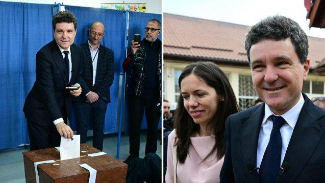 Cum a apărut Nicușor Dan la secția de votare pentru alegerile prezidențiale 2025, turul 2. Ce ținută a ales Mirabela Grădinaru