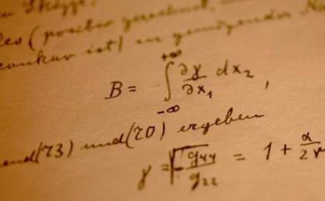 Manuscrisul cu teoria relativitatii a lui Einstein, expus pentru prima oara publicului
