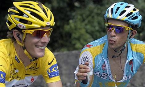 Turul Frantei/ Alberto Contador(ASTANA), noul purtator al tricoului galben