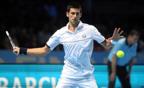 Turneul Campionilor: Novak Djokovic a debutat cu o victorie in fata lui Tomas Berdych