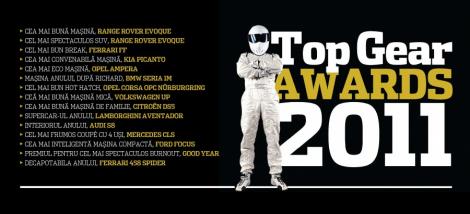 S-au decernat Premiile Top Gear 2011!