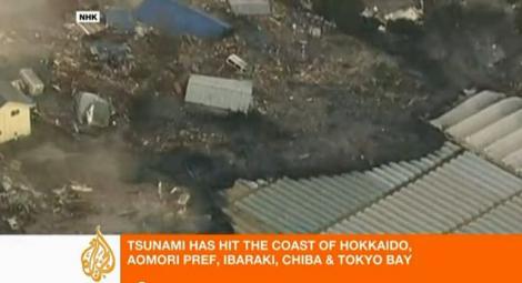 Tren de pasageri, disparut in urma tsunami-ului provocat de seismul din Japonia