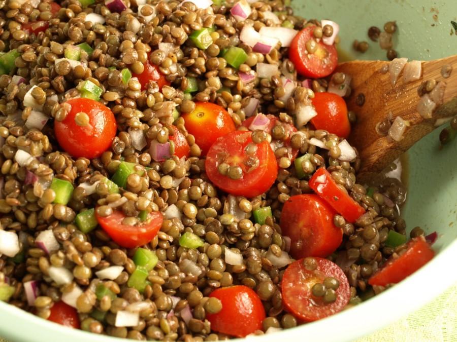 Reteta de post a zilei: salata de linte mediteraneeana