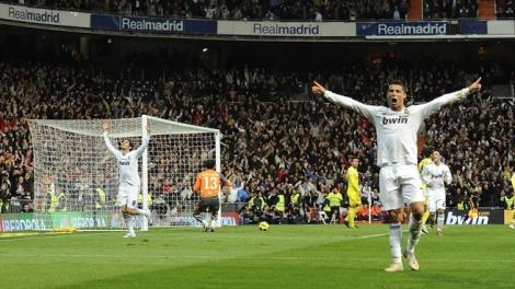 Real Madrid - Malaga 7-0/ C. Ronaldo a reusit un hat-trick