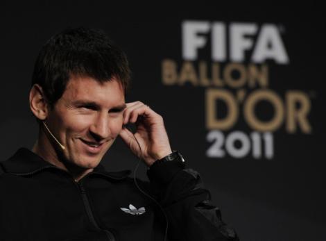 Lionel Messi - "Balonul de Aur" pentru al treilea an consecutiv