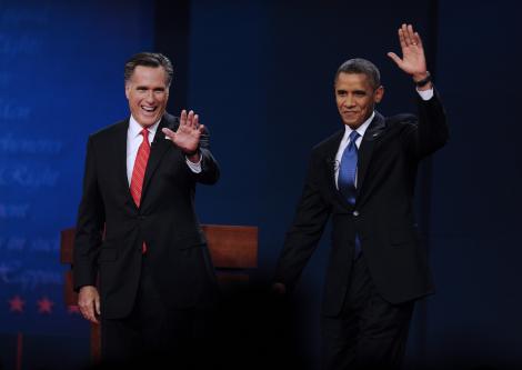 Dezbaterea dintre Barack Obama si Mitt Romney, prilej de jocuri cu alcool