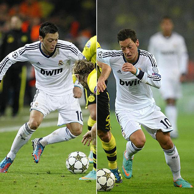 Mesut Ozil risca o amenda uriasa! Germanul si-a schimbat ghetele Nike cu cele Adidas, chiar in timpul meciului cu Borussia Dortmund