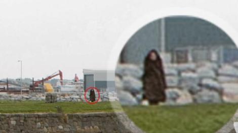 Fantoma unei calugarite, fotografiata in Irlanda