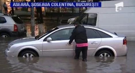 VIDEO INCREDIBIL! Capitala, inundata dupa cateva minute de ploaie torentiala