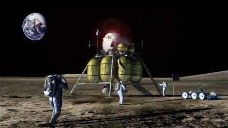 Calatoriile selenare, la un pas de realitate: O companie din SUA doreste sa construiasca un lift catre Luna