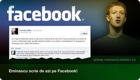 Hellooo, Zuckerberg: Eminescu si Veronica Micle sunt pe Facebook!