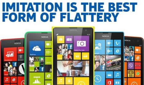 Nokia Lumia vs iPhone 5C – glume pe seama noului smartphone Apple