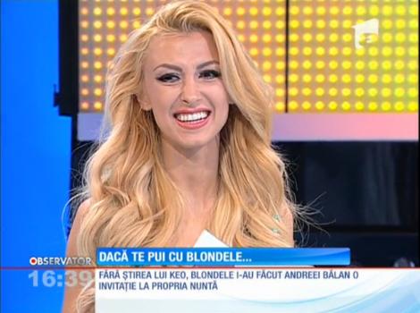 Blondele lui Dan Negru s-au autoinvitat la nunta Andreei Bălan
