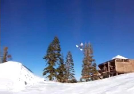 VIDEO! Reacția unui snowboarder, în timpul săriturii: ”Nu o să reușesc”
