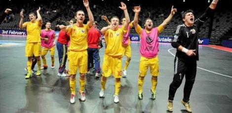 Naţionala de fotbal în sală a României a debutat cu dreptul la Campionatul European