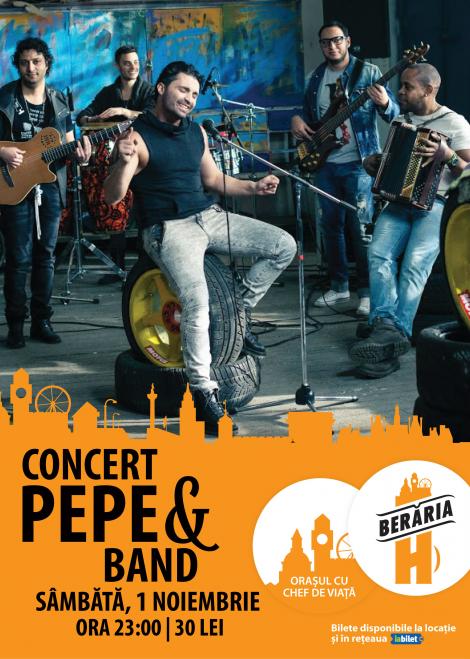 Pepe pregăteşte o super petrecere latino pentru concertul de sâmbătă, 1 Noiembrie, din Beraria H