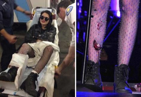 SÂNGE PE SCENĂ! O artistă a cântat rănită, în același concert cu Miley Cyrus!