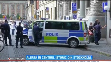Alertă cu bombă centrul istoric din Stockholm