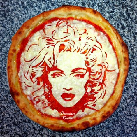 Delicios de frumos: Iată portretele vedetelor, făcute din pizza
