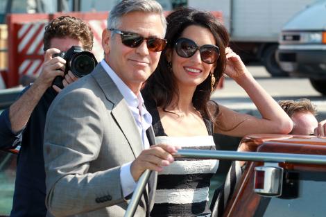 PRIMELE IMAGINI de la NUNTA ANULUI! George Clooney s-a căsătorit, oficial, cu Amal Alamuddin!