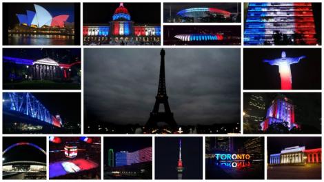 TEROARE LA PARIS: Lumea a purtat albastru, alb și roșu!