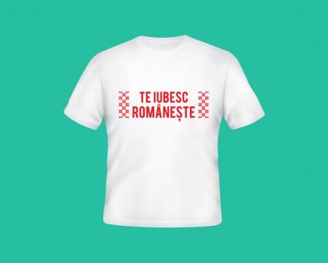 De Dragobete, Jurnalul Naţional îţi aduce un tricou special, cu un mesaj la fel de special: Te iubesc româneşte!
