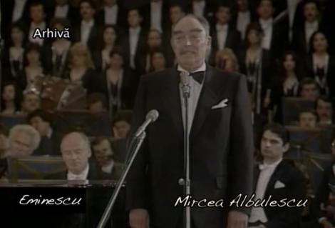 Înregistrări fabuloase: Cei mai iubiţi actori români, cu lacrimi în ochi, recitând poeziile lui Mihai Eminescu