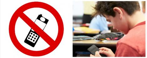 Veste neagră pentru elevi! Telefoanele mobile, interzise la cursuri. Vor fi folosite doar în scop didiactic