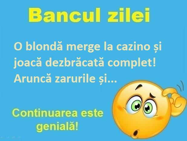 Bancul Zilei O BlondÄ Sexy Merge La Cazino Èi Se DezbracÄ De Tot Antena 1