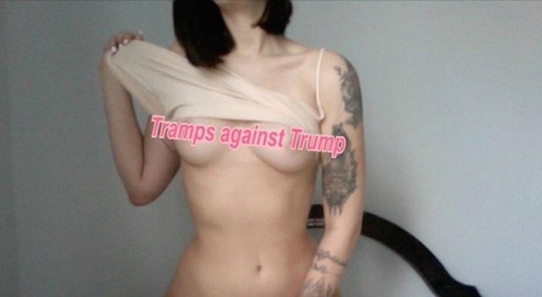 Campanie cu zonele intime la vedere, în SUA! Activiste din industria sexului trimit fotografii nud alegătorilor care vor vota împotriva lui Trump