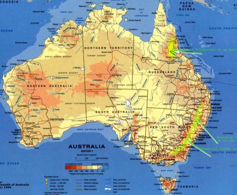 Australia s-a mutat! Nu se mai află în locul indicat de hărţile actuale: "Piscina vecinului se află în proprietatea mea acum"