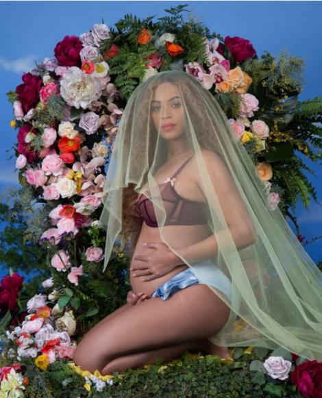Ea e cea mai tare pe Instagram! Fotografia prin care Beyoncé a anunţat că este însărcinată, desemnată cea mai apreciată imagine în 2017