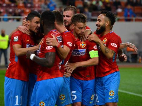 FCSB - Viktoria Plzen 3-0! ”Biciuiți” de Becali, Budescu și Alibec aduc victoria roș-albaștrilor în debutul din grupele Europa League