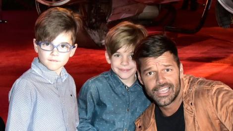 Unul dintre cei doi fii a lui Ricky Martin este artist! Iată ce talent are! FOTO