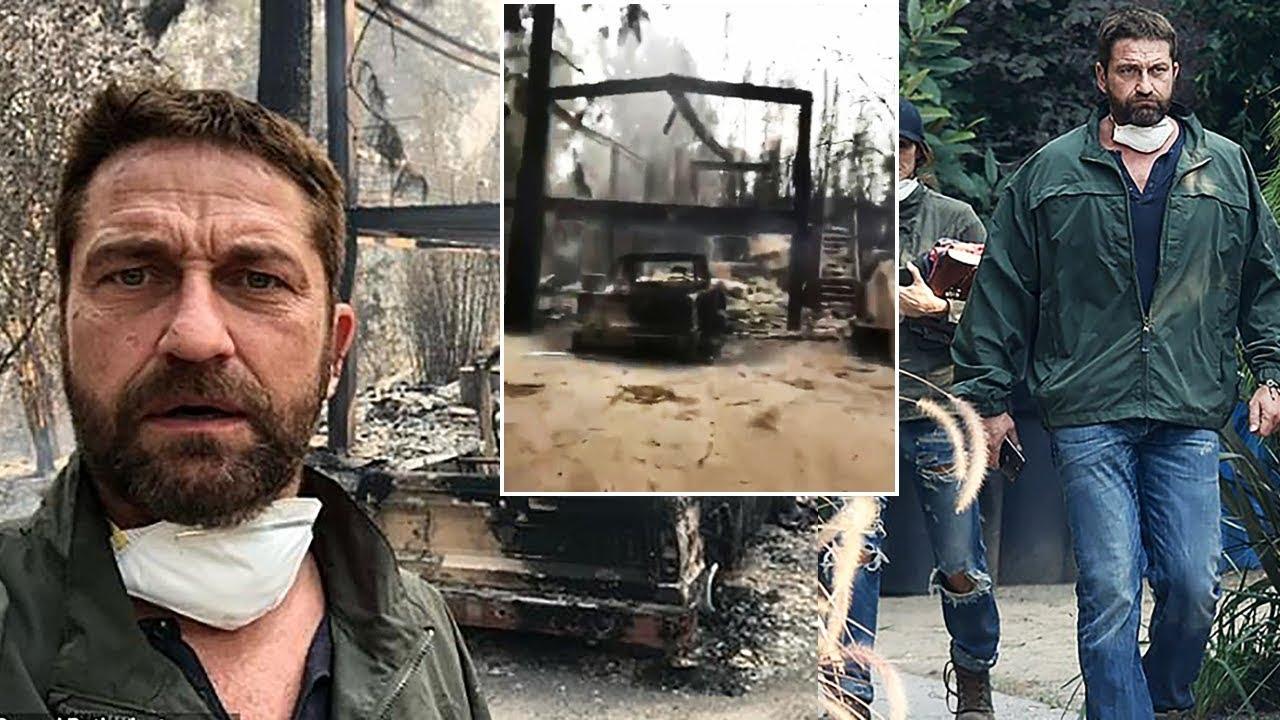 Actorul Gerard Butler a publicat imagini șocante cu locuința sa din California, distrusă în urma incendiilor devastatoare: “Sunt vremuri dureroase”