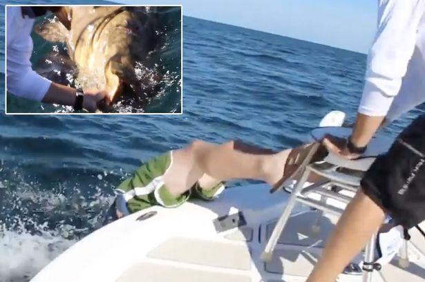 Imagini video! Un pescar a fost aruncat în mare de o CREATURĂ URIAȘĂ pe care reușise să o captureze. Oamenii au fost șocați la vederea acesteia