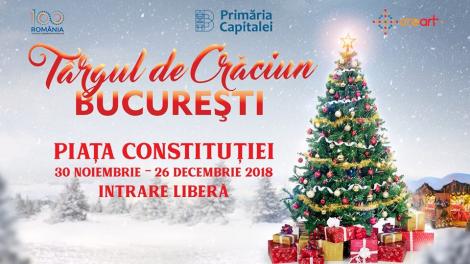 Târgul de Crăciun al Bucureștiului: Program 15 - 16 decembrie 2018