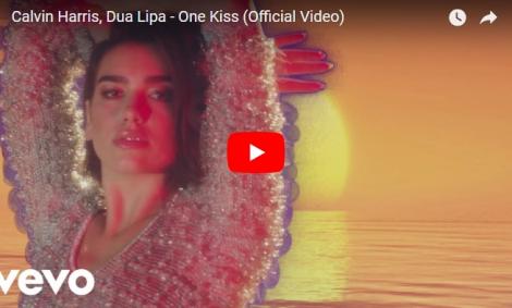 VIDEO HOT! Dua Lipa şi Calvin Harris au scos clip nou, iar fanii sunt în extaz. Nu ai voie să ratezi "One Kiss"!