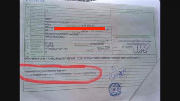 Nu CumpÄra O MasinÄ Second Din Germania DacÄ Are Asa Ceva In Talon Antena 1