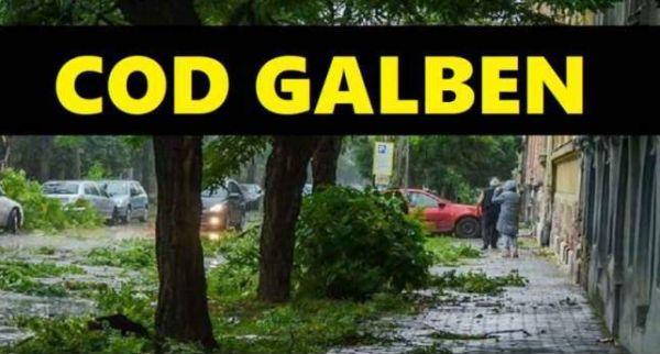 Codul GALBEN se prelungeşte! Mai mult de jumătate din ţară este sub avertizare meteo. Ce se întâmplă cu temperaturile în următoarele ore