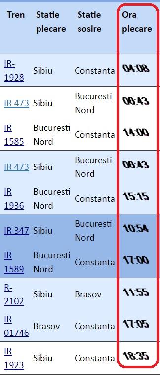 Mersul Trenurilor Sibiu ConstanÈ›a Program VarÄƒ 2018 Antena 1