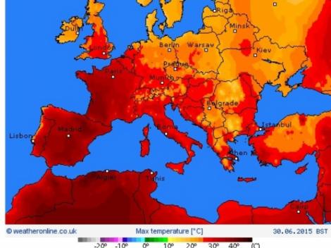 Europa se TOPEȘTE: Trei morți în Spania și stare de ALERTĂ în Franța. Valul de caniculă se îndreaptă către România