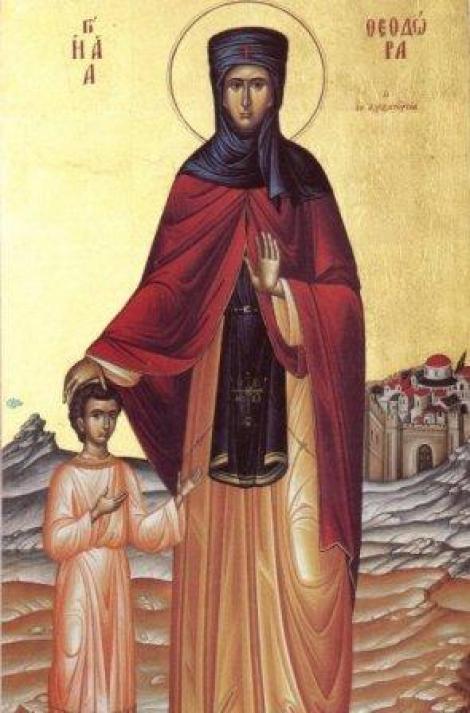 Canon de rugăciune 11 septembrie. Sfânta Cuvioasă Teodora din Alexandria
