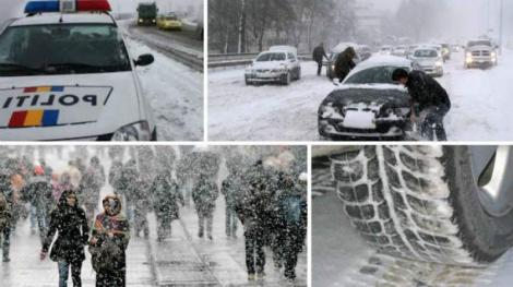 Haos în România, din cauza ninsorilor abundente! Județele în care s-au înregistrat pagube semnificative