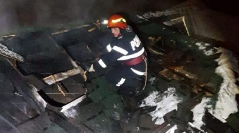 Momente de groază într-un restaurant din Alba! Zeci de persoane sunt în pericol, după ce clădirea a luat foc